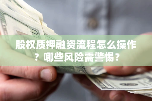 济南股权质押融资流程怎么操作？哪些风险需警惕？