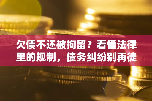 济南欠债不还被拘留？看懂法律里的规制，债务纠纷别再徒劳奔波