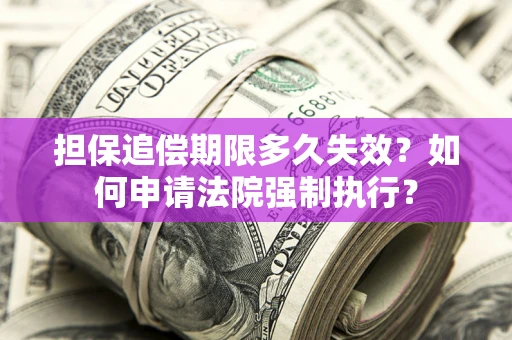 济南担保追偿期限多久失效？如何申请法院强制执行？
