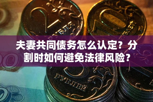 济南夫妻共同债务怎么认定？分割时如何避免法律风险？